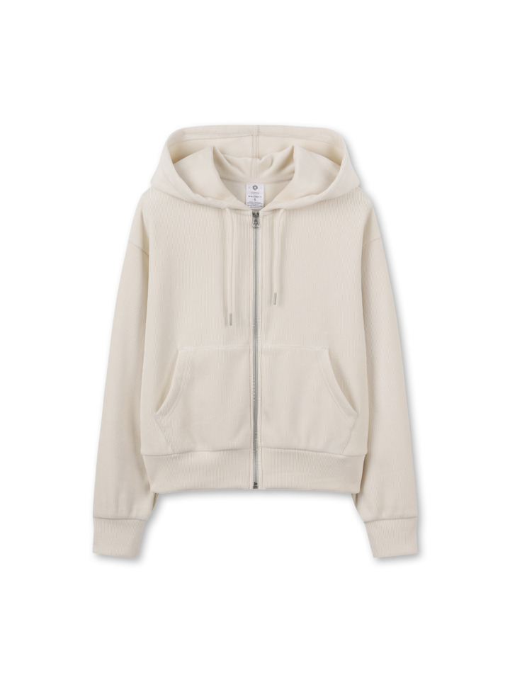 여성) 코듀로이 후드 집업