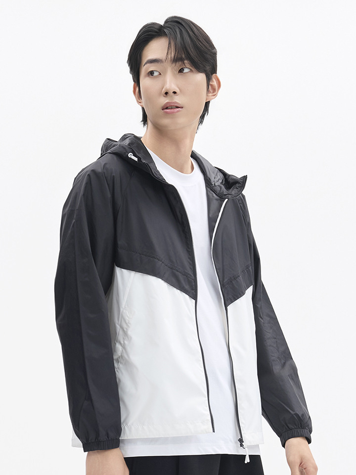 남성) UV 프로텍션 후드 윈드브레이커