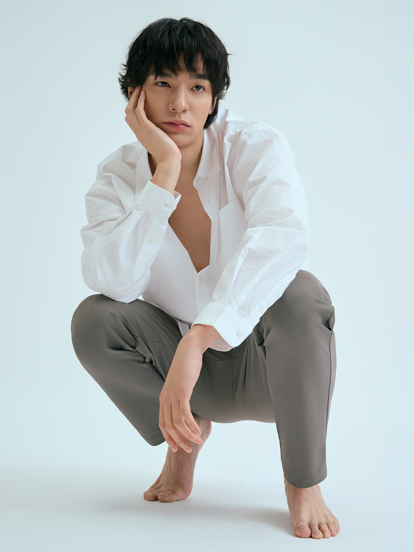 남성) 수퍼스트레치 스트레이트 팬츠