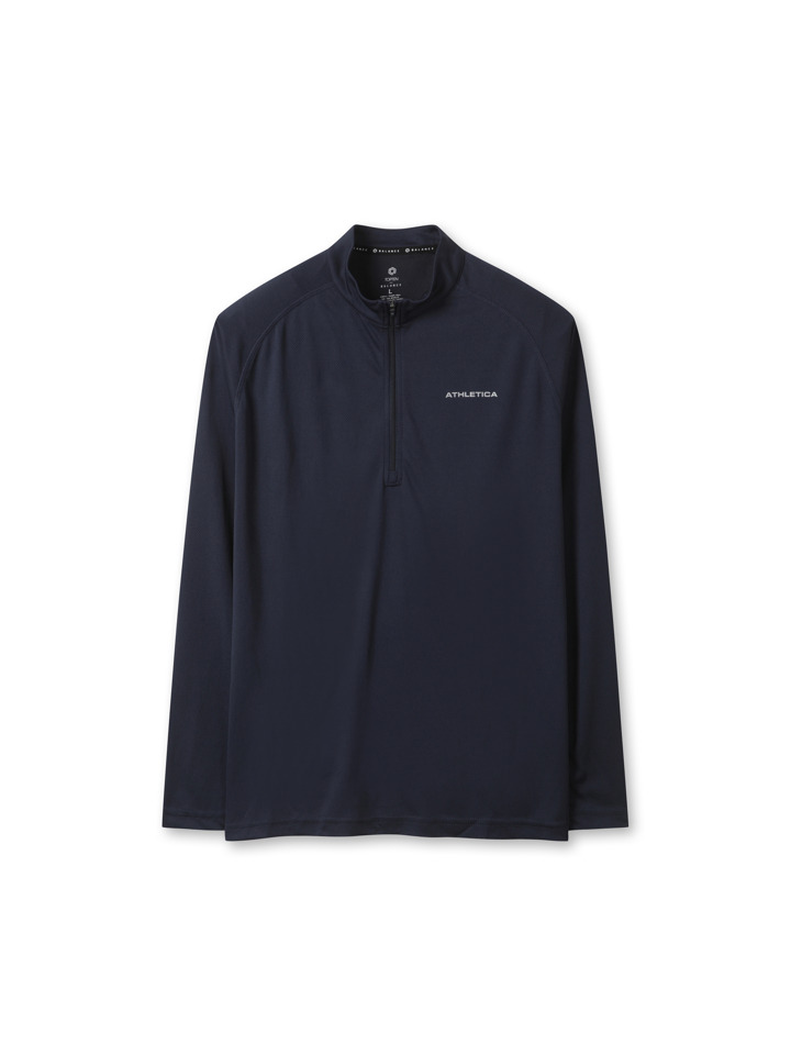 남성) 퍼포먼스 하프집업 긴팔 티