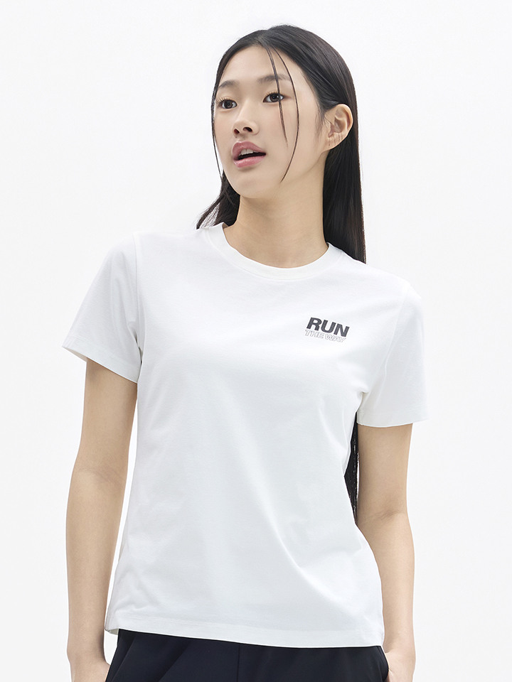여성) 퀵드라이 그래픽 T