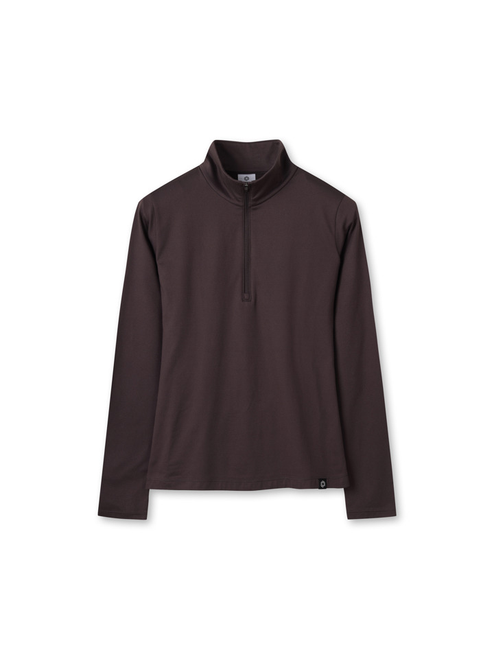 여성) 소프트 스트레치 하프 집업