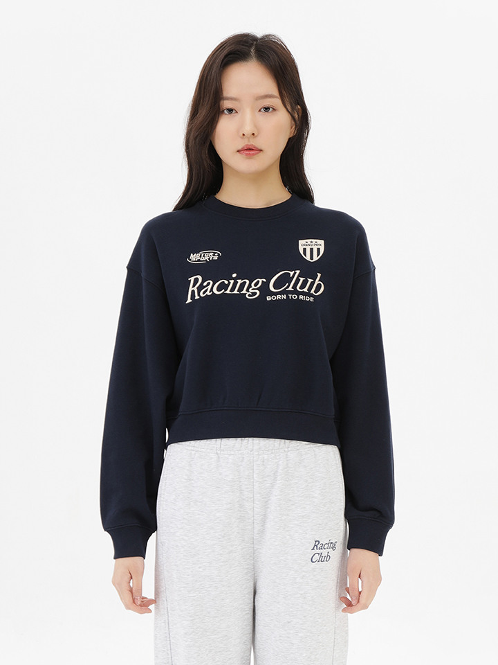 여성) 테리 그래픽 스웨트셔츠(SET-UP)