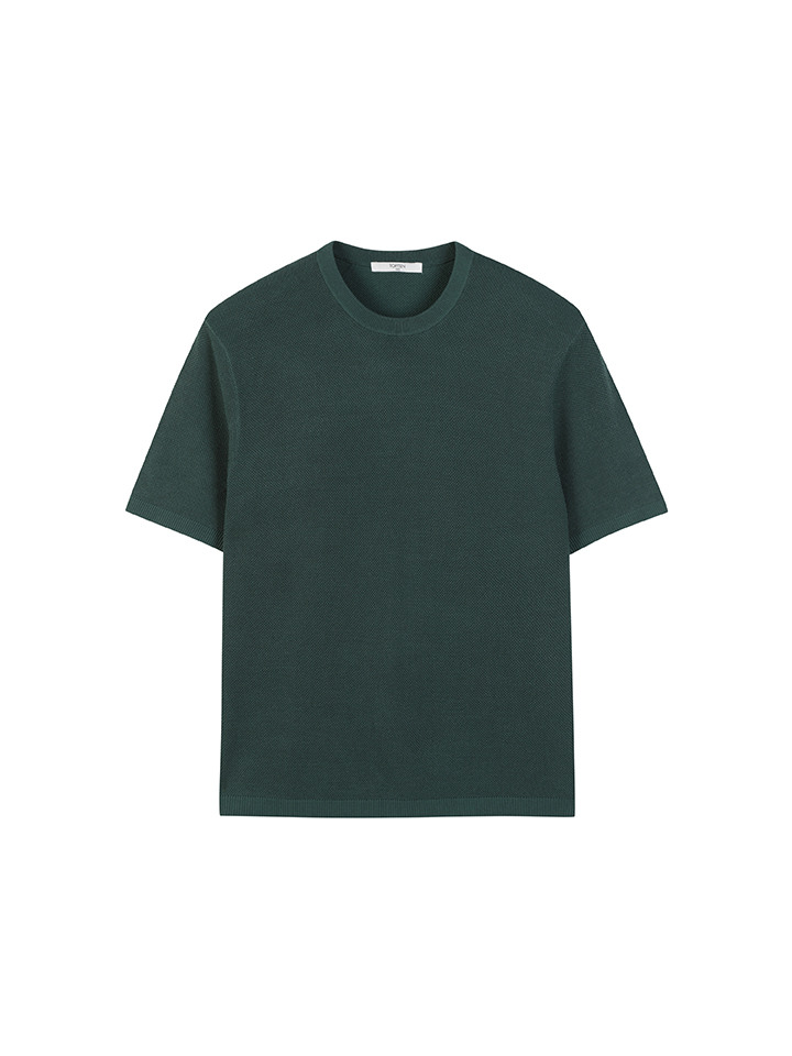 남성) 쿨라이트 크루넥 반팔 스웨터