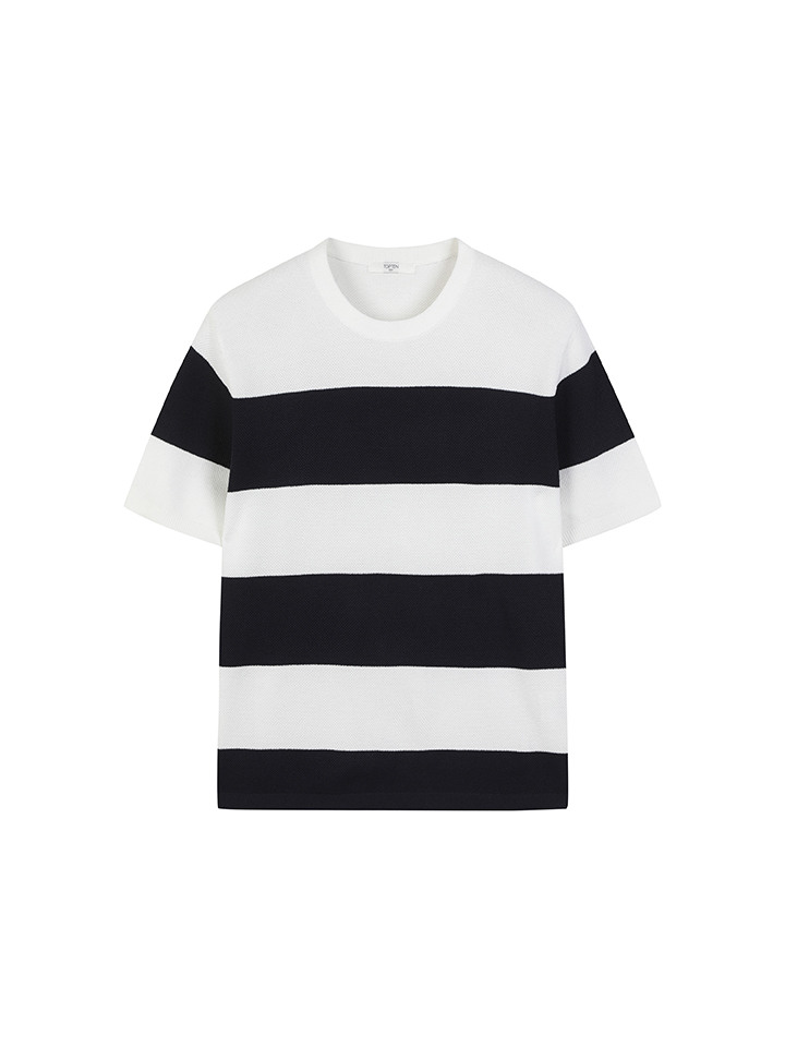 남성) 쿨라이트 크루넥 반팔 스웨터