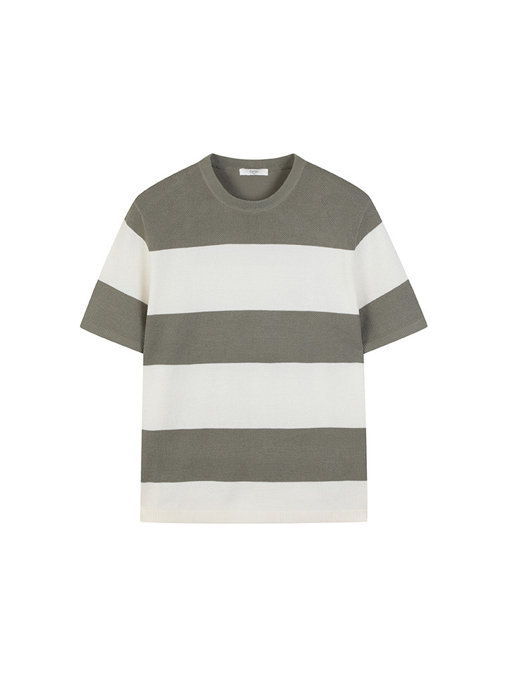 남성) 쿨라이트 크루넥 반팔 스웨터