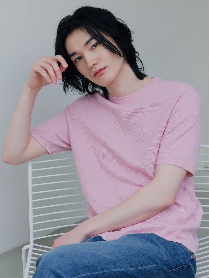 남성) 쿨라이트 크루넥 반팔 스웨터