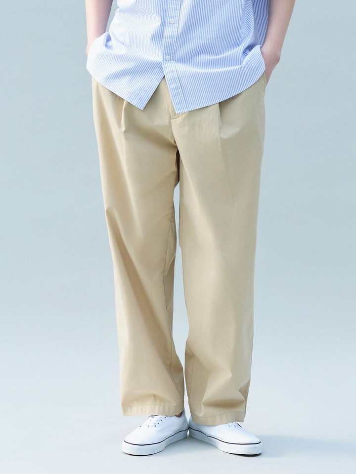 남성) 원턱 와이드 팬츠