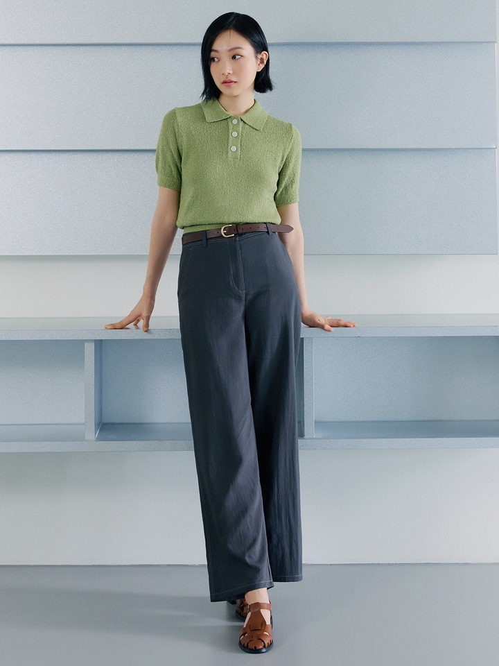 여성) 쿨터치 와이드 캐주얼 팬츠
