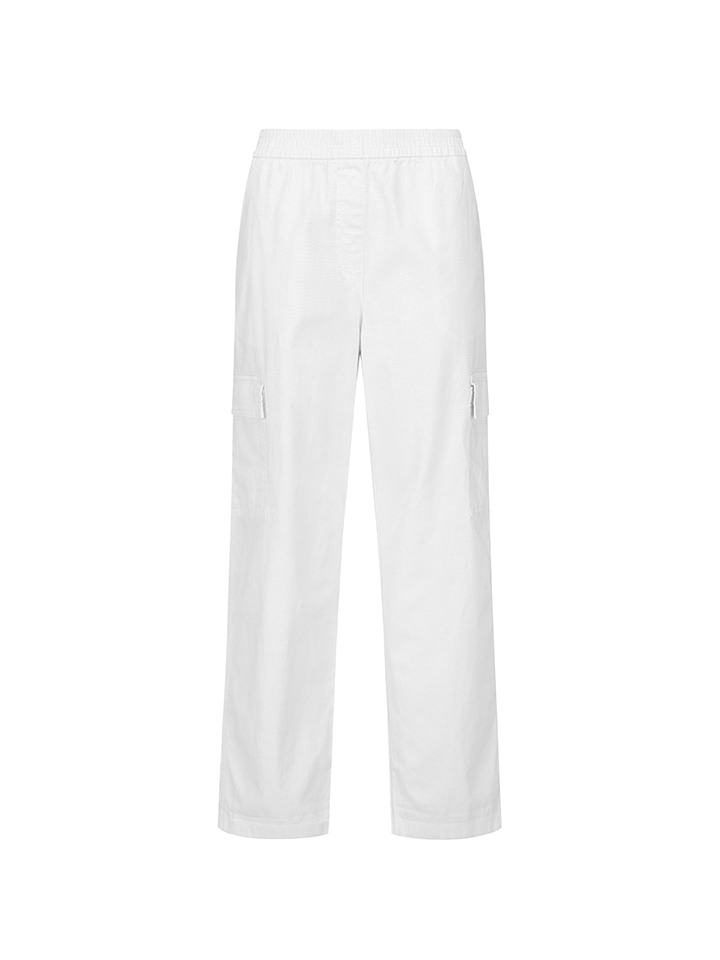 여성) 리넨 카고 밴딩 팬츠
