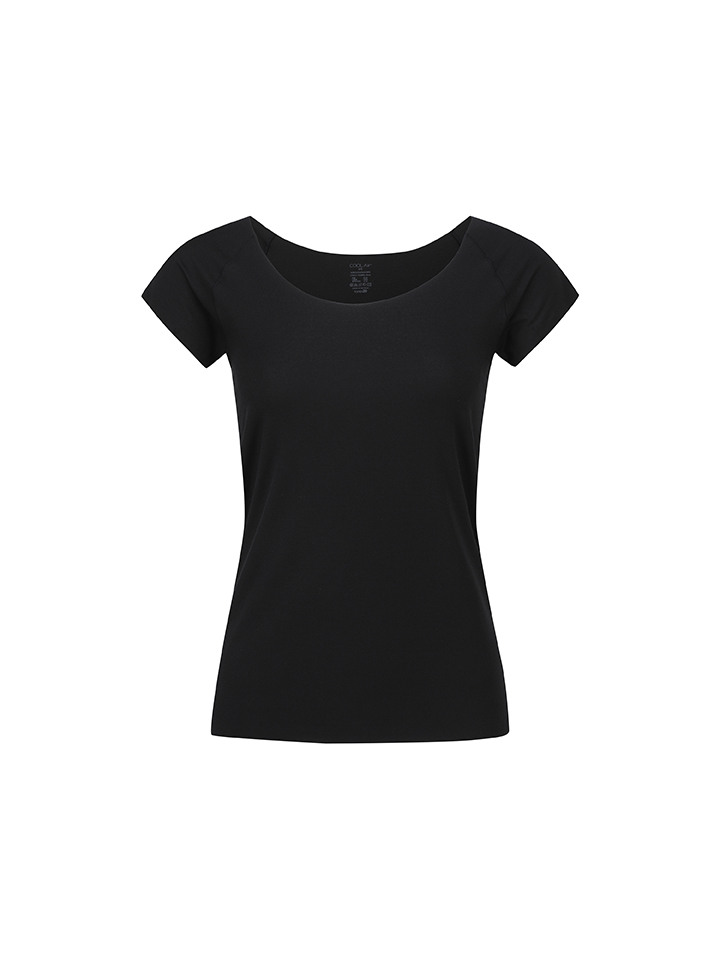 여성) COOL-AIR 심리스 언더암 U넥 반팔티