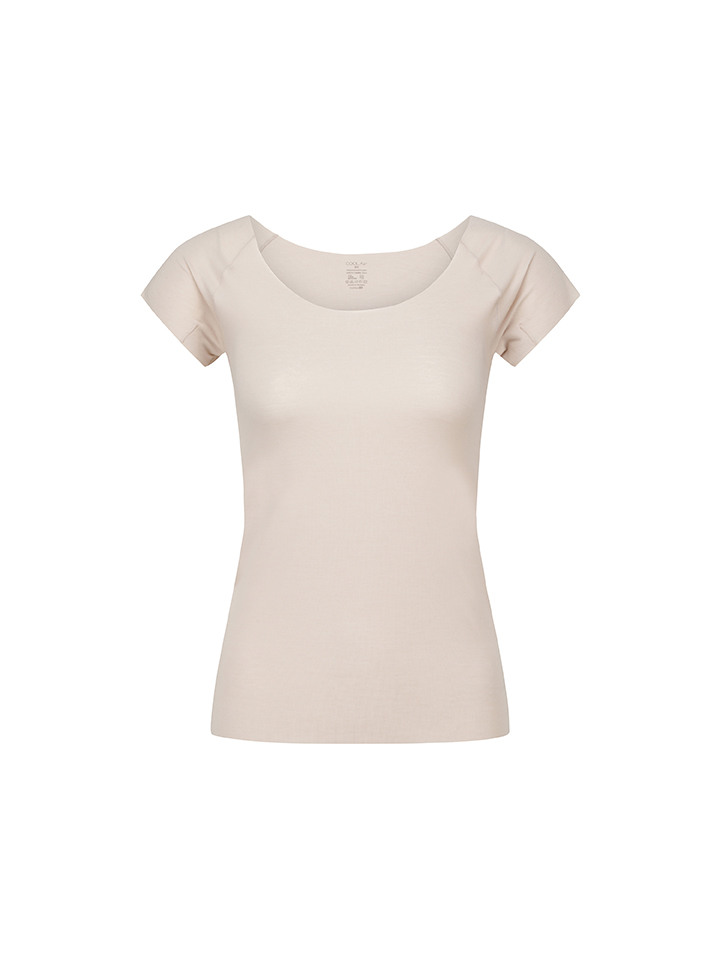 여성) COOL-AIR 심리스 언더암 U넥 반팔티