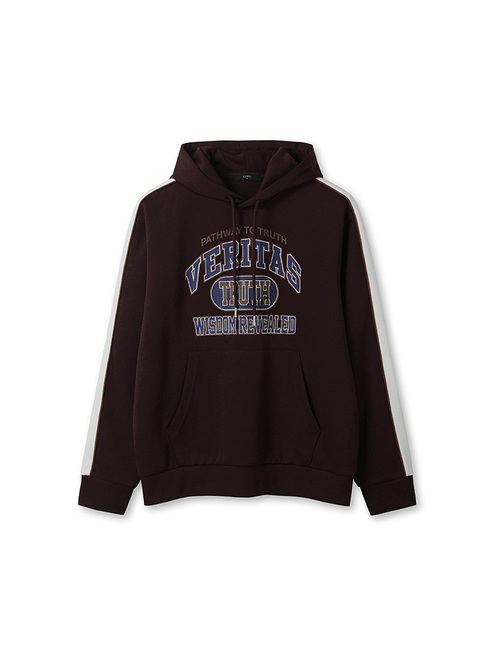 남성) 더블니트 블럭킹 후디