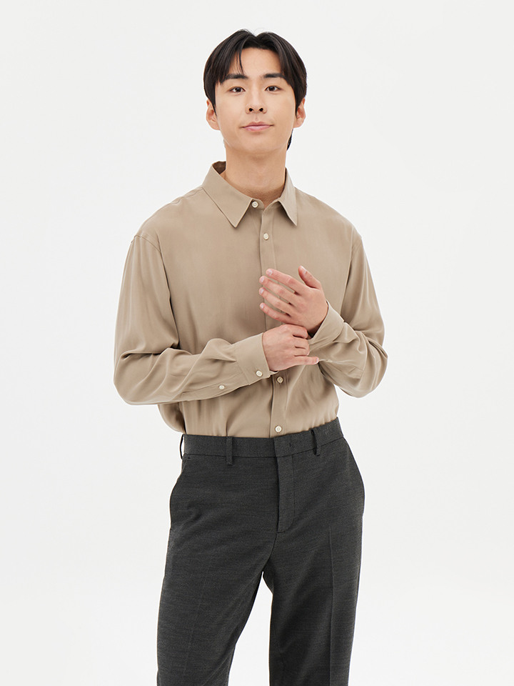 남성) 소프트 루즈핏 셔츠