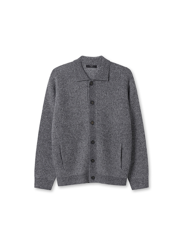남성) 울블렌드 카라 가디건