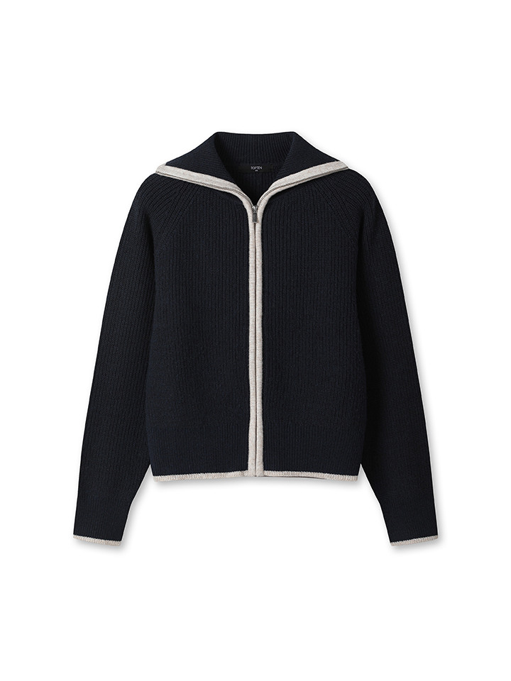 여성) 소프트 집업 가디건