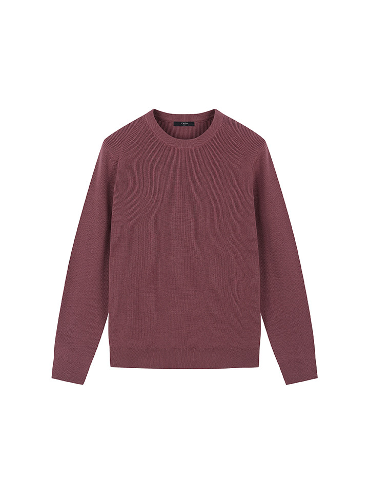 남성) 코튼 텍스쳐드 스웨터