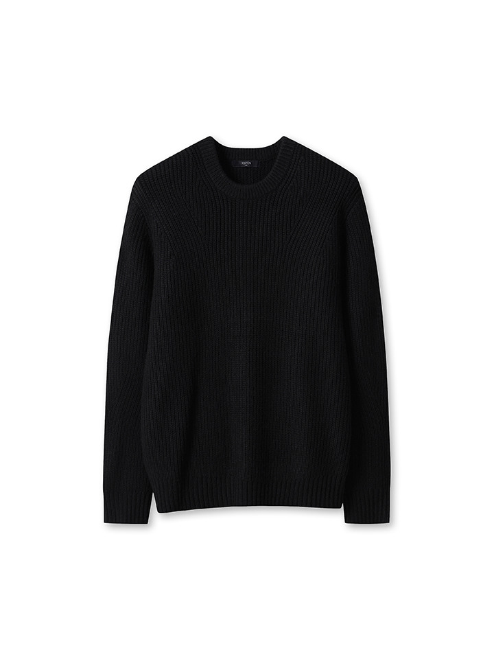 남성) 울블렌드 텍스쳐드 스웨터
