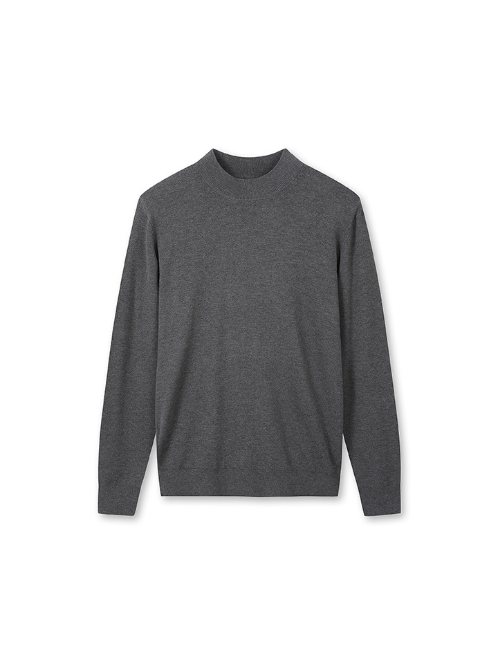 남성) 소프트 모크넥 스웨터