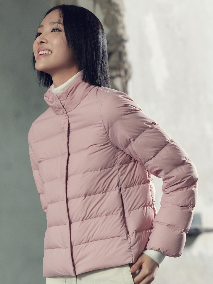 여성) 리얼 라이트 다운 스탠드넥 점퍼