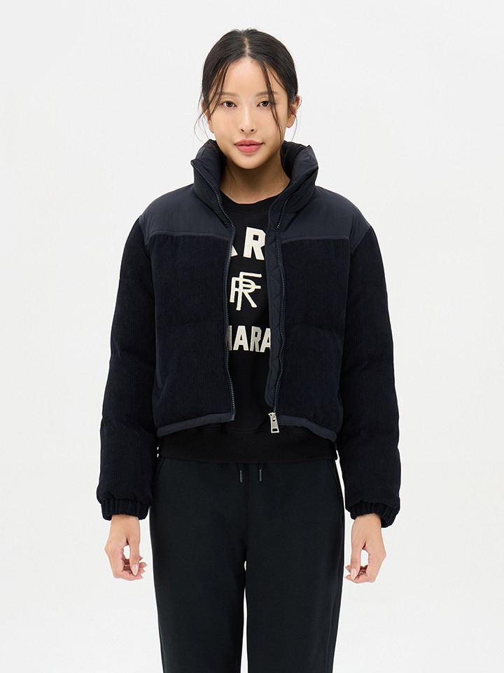 여성) ON AIR 코듀로이 패딩 점퍼