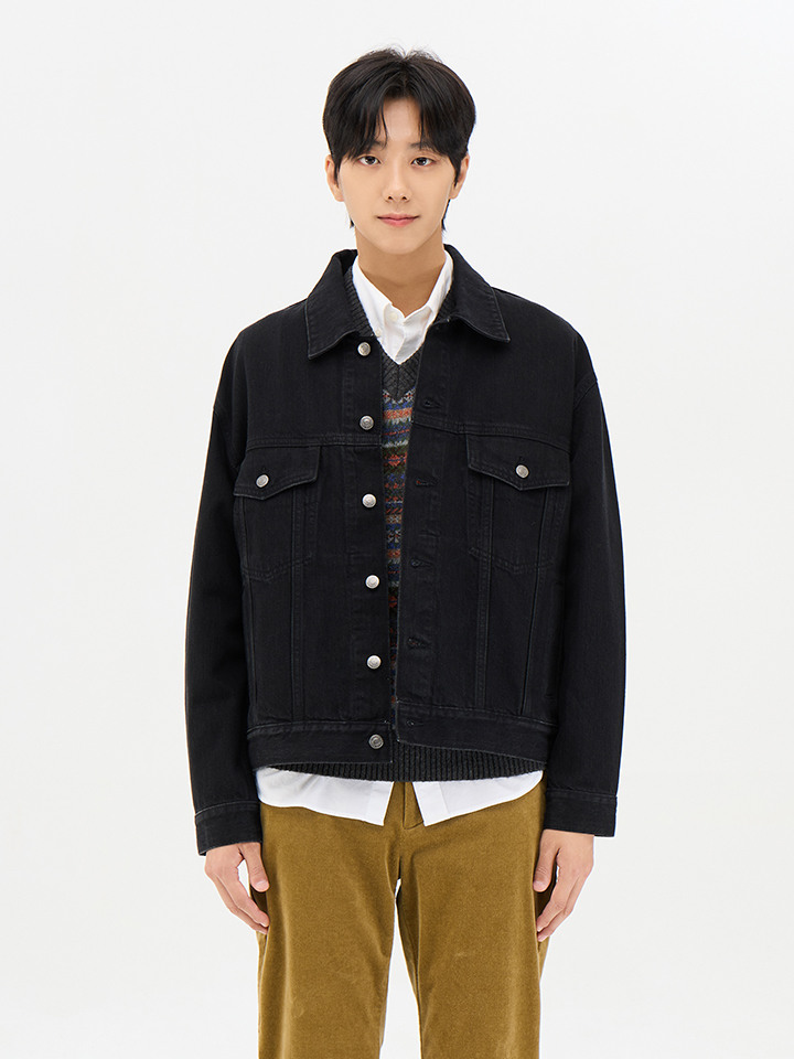 남성) 오버핏 트러커 재킷