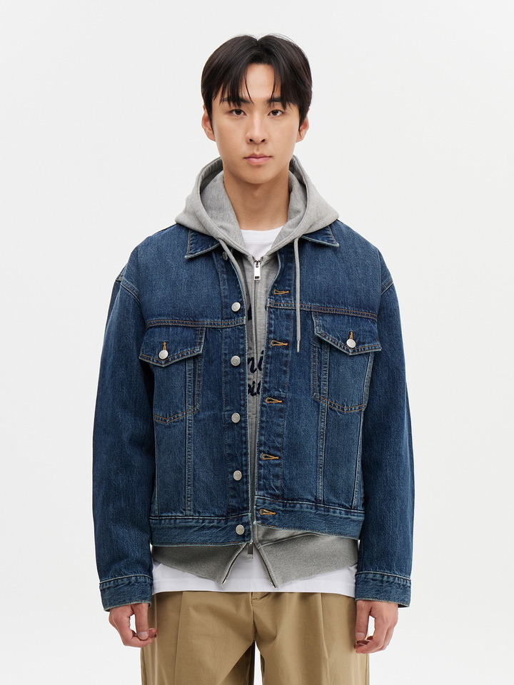 남성) 오버핏 트러커 재킷