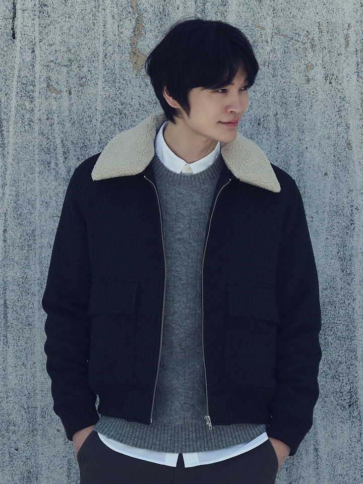 남성) 퍼카라 울블렌드 블루종