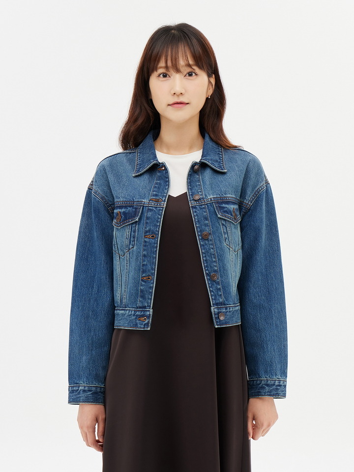 여성) 크롭 트러커 재킷