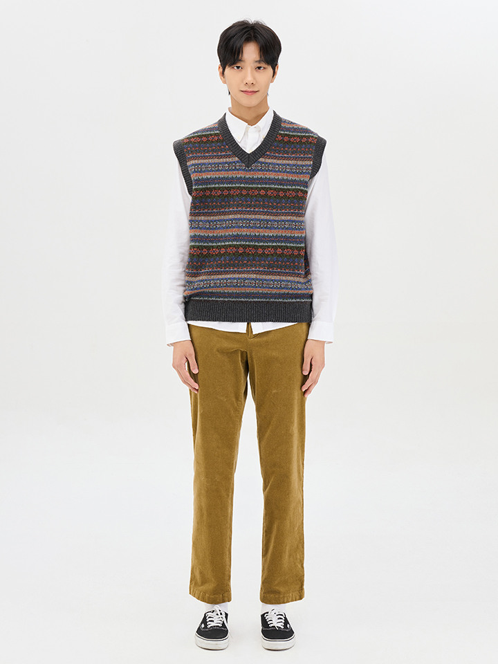 남성) 더 웜 슬림핏 코듀로이 팬츠