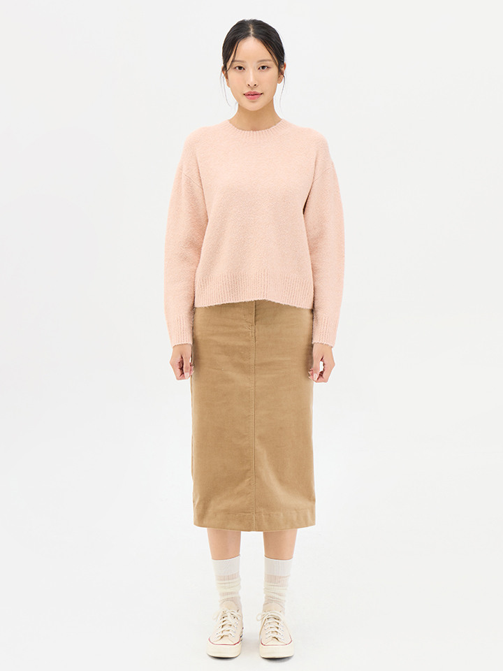 여성) 더 웜 벨보아 스커트