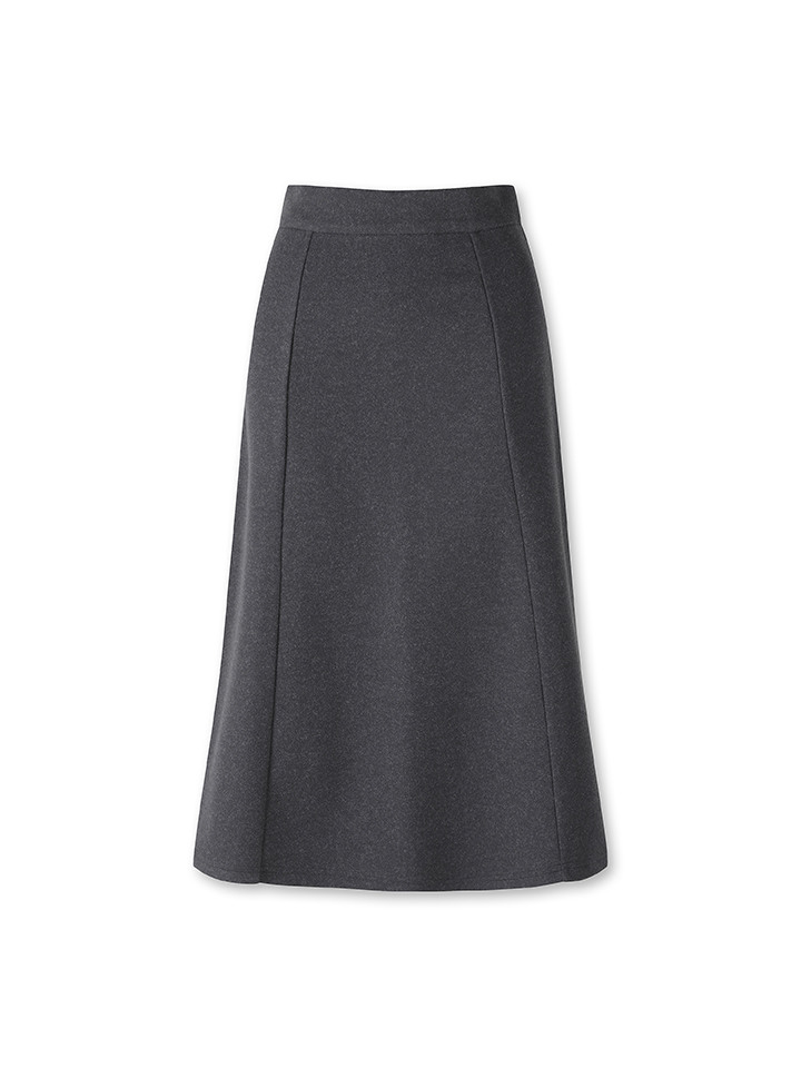 여성) 부클 플레어 미디 스커트