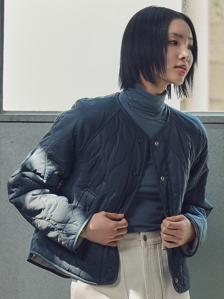 여성) 리버서블 퀼팅 점퍼