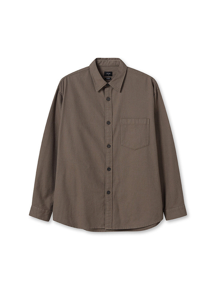 남성) 플란넬 오버핏 셔츠