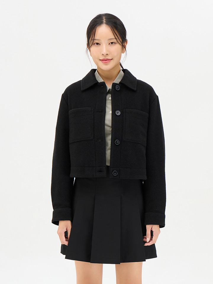 여성) 울블렌드 아우터형 셔츠