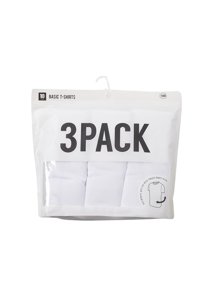 탑텐 베이직 코튼 반팔티