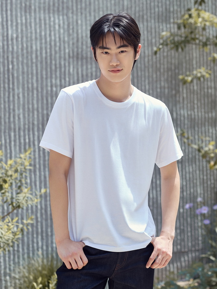 탑텐 베이직 코튼 반팔티