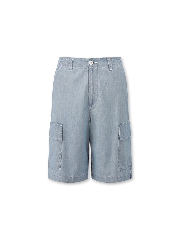 남성) COOL 샴브레이 카고 쇼츠