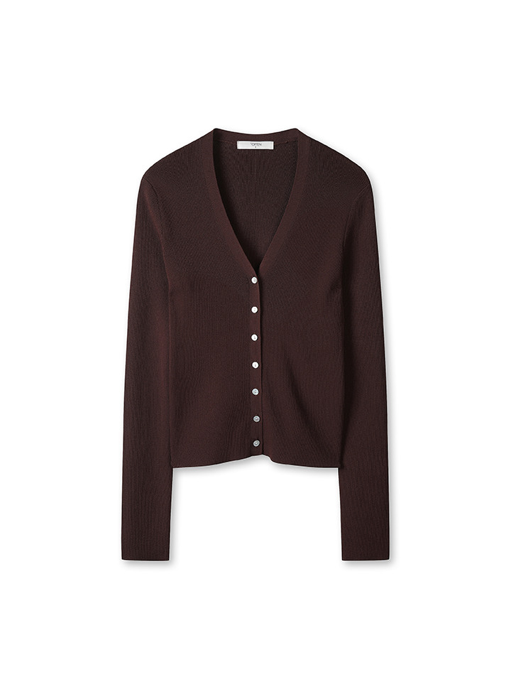 여성) Y넥 베이직 가디건