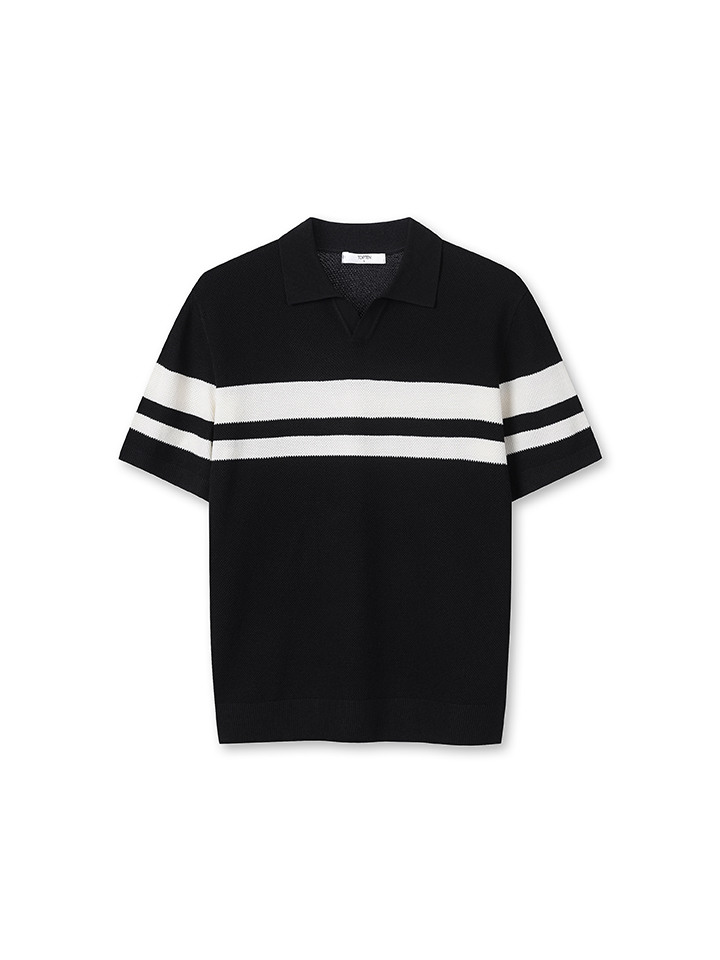 남성) 쿨라이트 오픈카라 스웨터