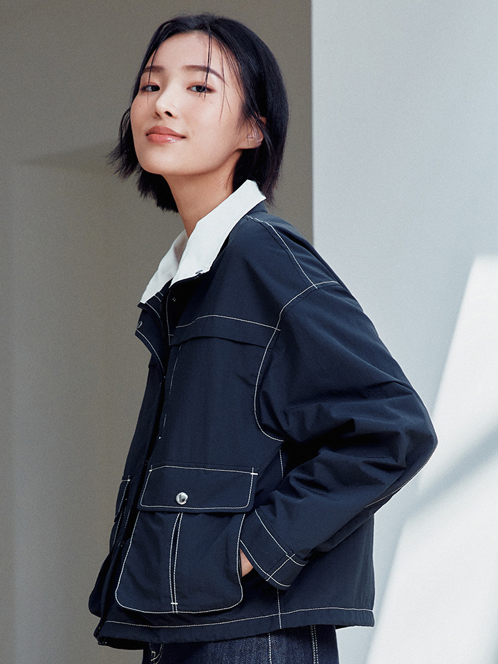 여성) 유틸리티 아웃포켓 점퍼