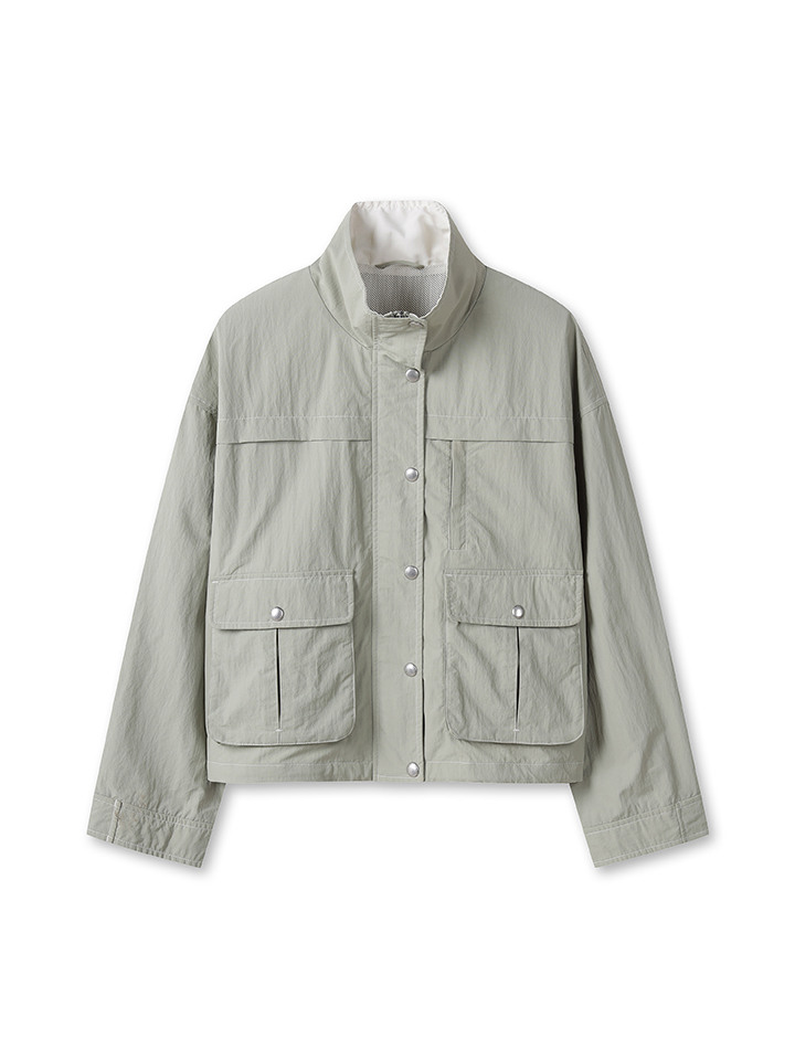 여성) 유틸리티 아웃포켓 점퍼