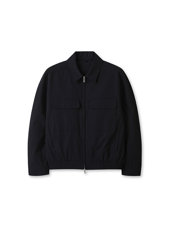 남성) 시어써커 트러커 재킷