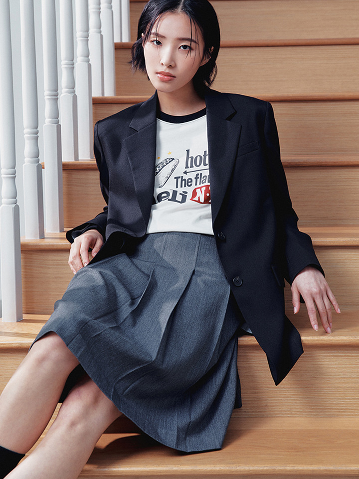 여성) 오버핏 테일러드 재킷