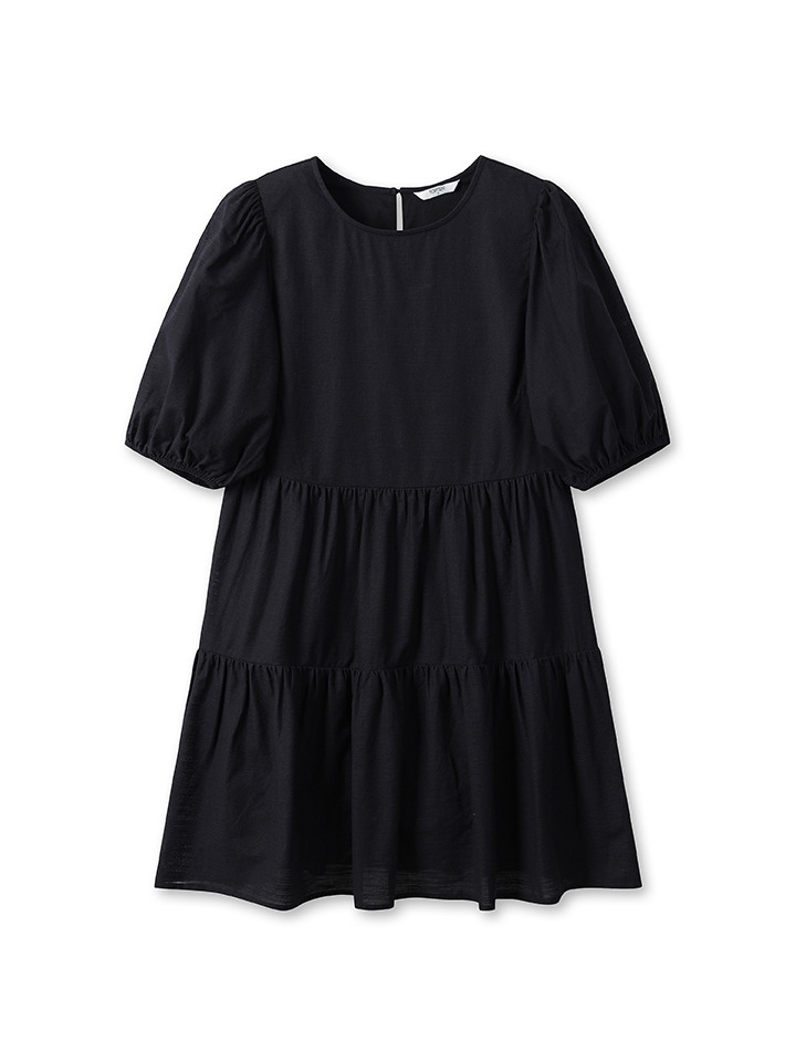 여성) 티어드 미니 원피스