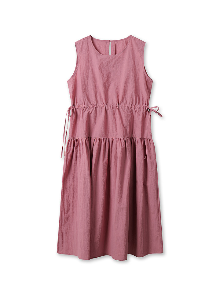 여성) 쿨터치 티어드 슬리브리스 원피스