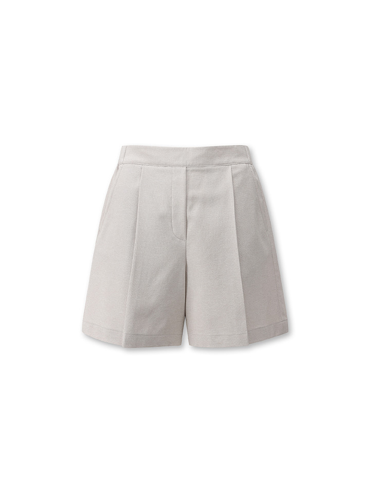 여성) 원턱 밴딩 쇼츠 (SET MSF2KG2503)