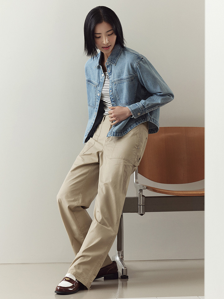 여성) 릴렉스핏 카펜터 팬츠