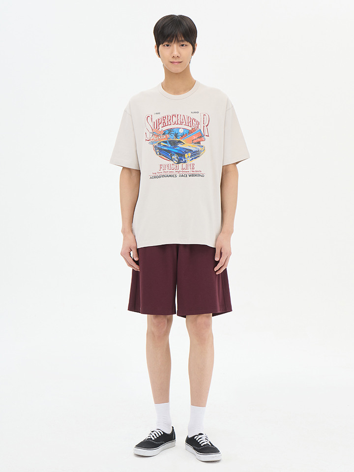 남성) 쿨에어 코튼 더블니트 쇼츠