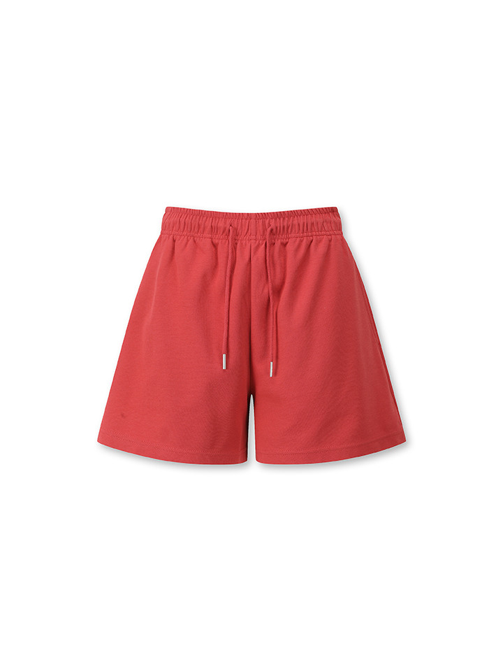 여성) 쿨에어코튼 더블니트 스웨트쇼츠